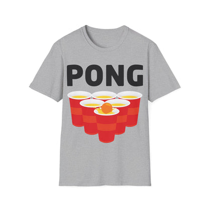 Funny Beer Pong Drinking Halloween Carnival Partner Costume T-Shirt For Men Women T-Shirt