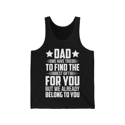 Fathers Day Shirt Funny Dad from Daughter Son Wife for Daddy Tank top