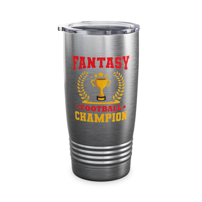 Funny Fantasy Football League Champion Footballer Men Women Tumbler