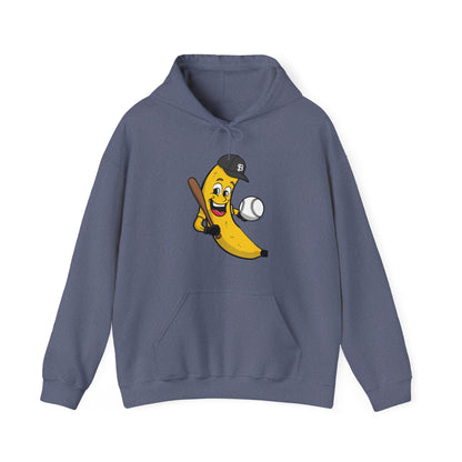 Funny Banana Playing Baseball Fruit Lover Baseball Player Hoodie For Men Women Hoodie