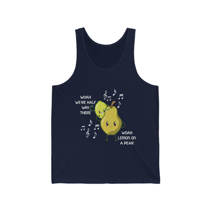 Funny Woah Lemon On A Pear Meme Teacher Foodie Tank Top Men Women