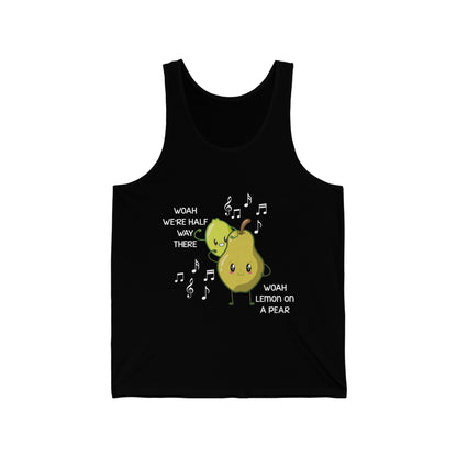 Funny Woah Lemon On A Pear Meme Teacher Foodie Tank Top Men Women