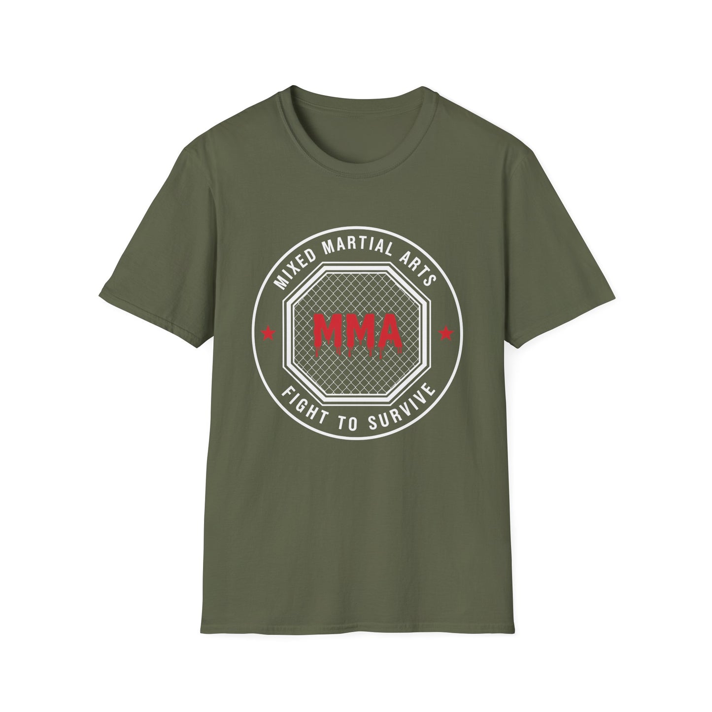MMA Mixed Martial Arts CAGE BJJ T-Shirt