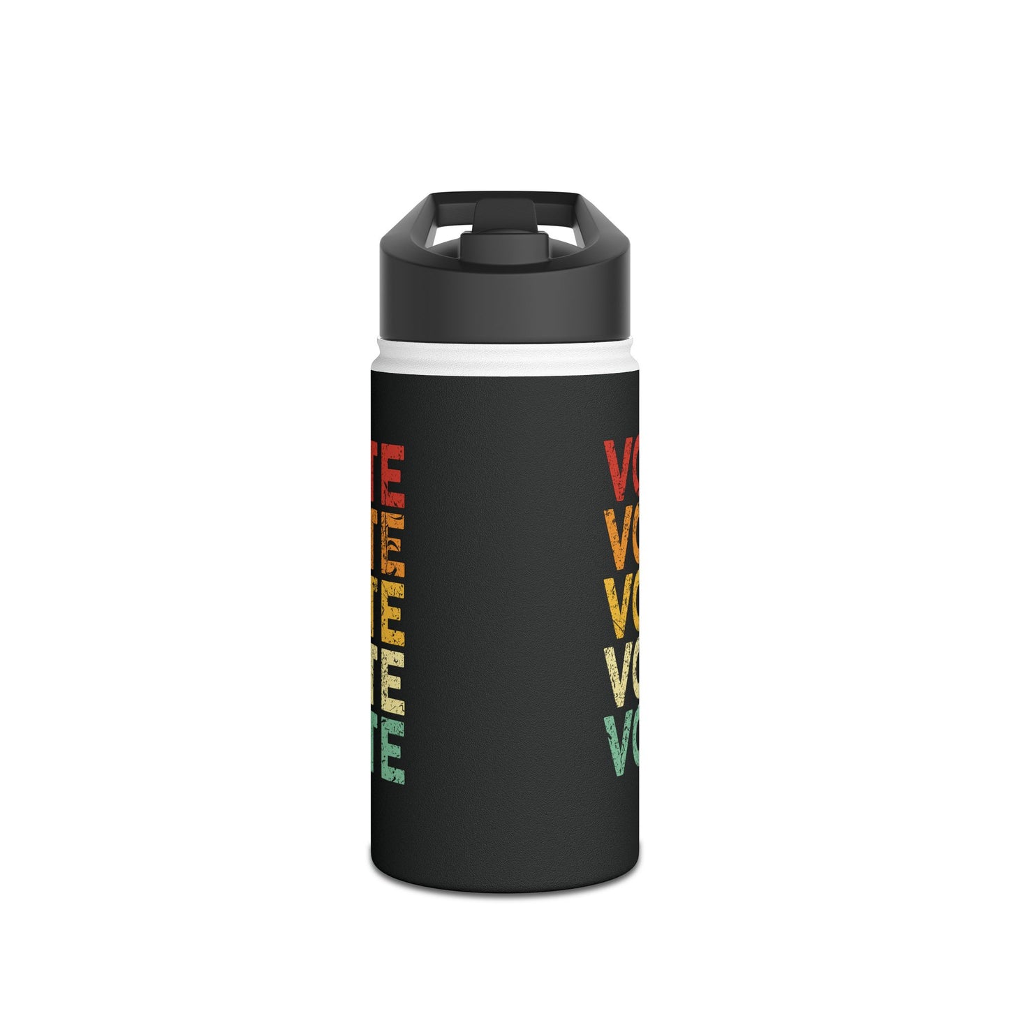 Vote Bottle Women Men Retro Vintage Election 2024 Voter Water Bottle