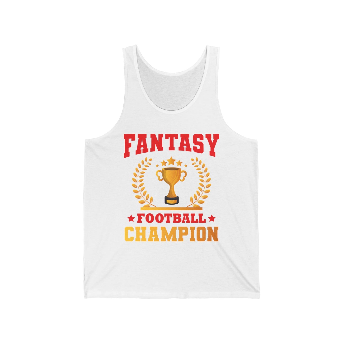 Funny Fantasy Football League Champion Footballer Tank Tops For Men Women