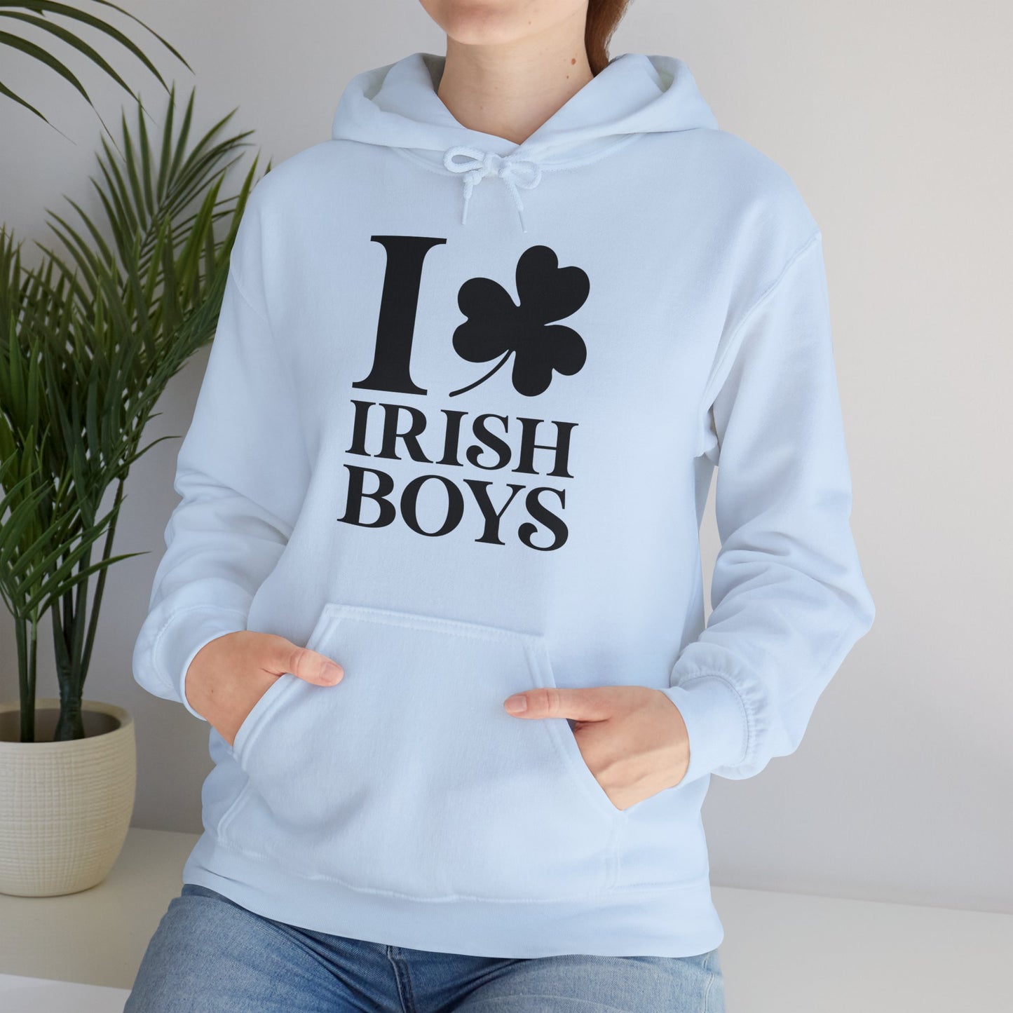 Funny I Love Irish Boys Shamrock St Patricks Day Hoodie For Men Women Hoodie