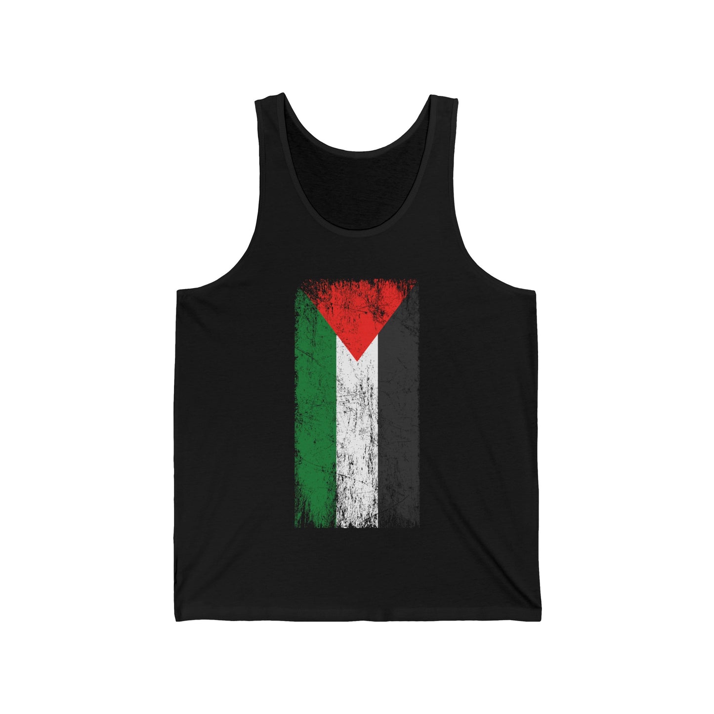 Distressed  Palestine Flag I love Palestine Gaza Vintage Tank Top For Men Tank Top