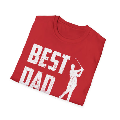 Best Dad by Par Fathers Day Daddy Golf Lover Golfer Gifts T-Shirt