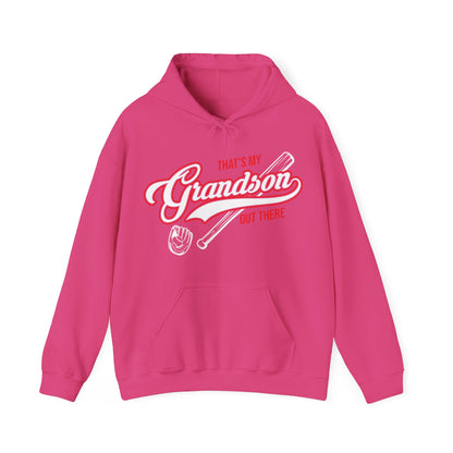 Thats My Grandson Out There Baseball Grandma Mothers Day Fathers Day Hoodie