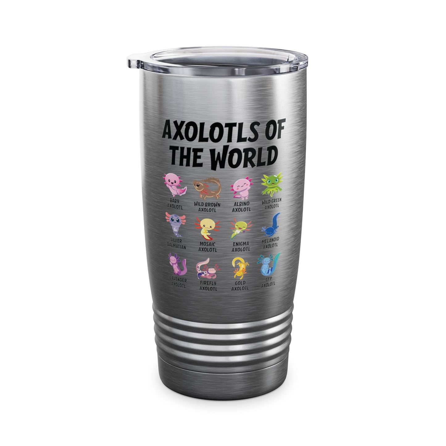 Funny Axolotls Of The World Cute Kawaii Axolotl Tumbler For Men Women Tumbler