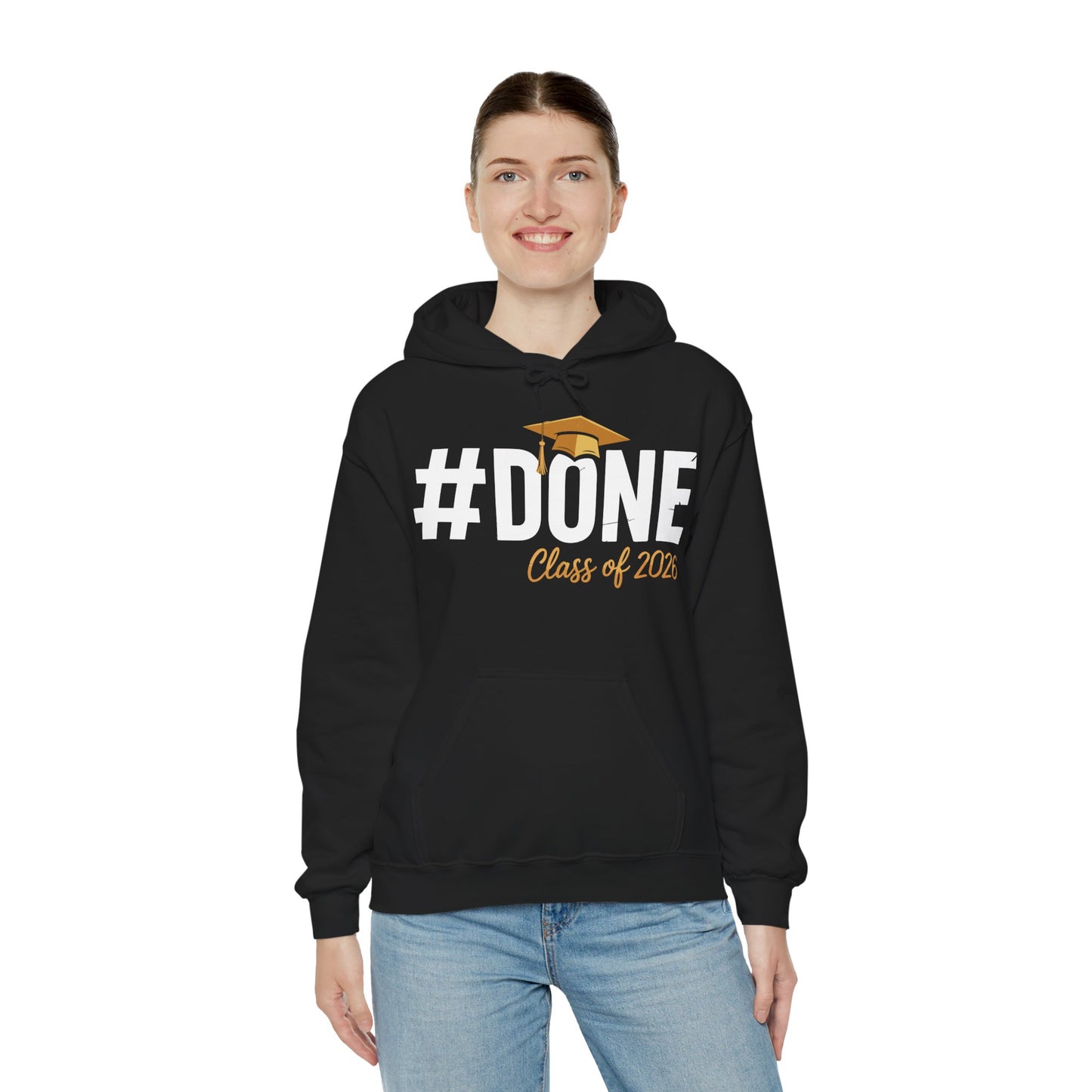 #Done Class of 2026 Graduation So Done Senior 2026 Grad Hoodie For Men Women