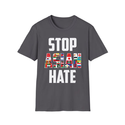 Stop Asian Hate Proud Asian American Justice Anti-Racism Equality T-Shirt