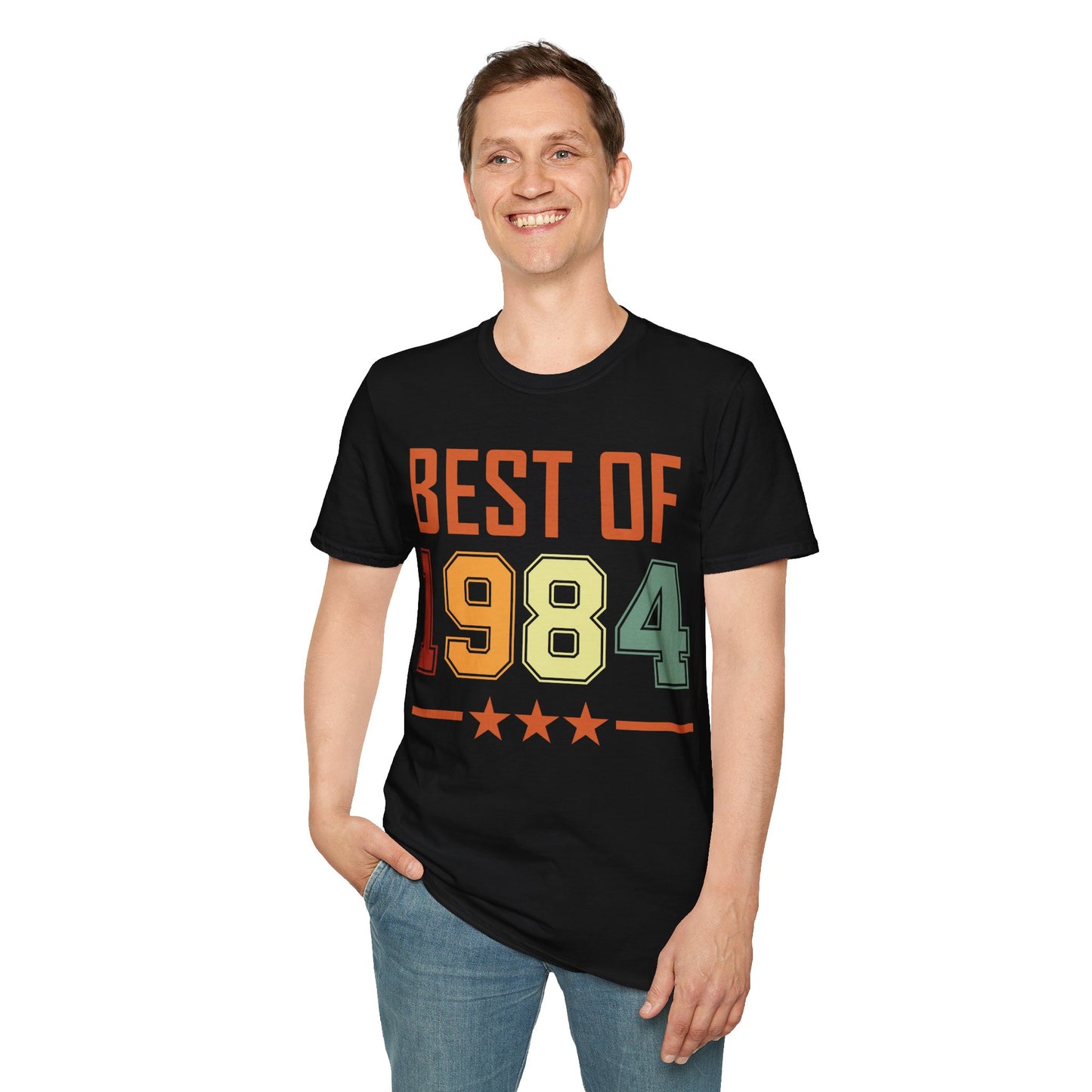 Funny Vintage Best of 1984 40 Year Old Gift 40th Birthday T-Shirt For Men Women T-Shirt