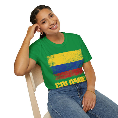 Colombia Columbian Flag Outfit T-Shirt For Men Women T-Shirt