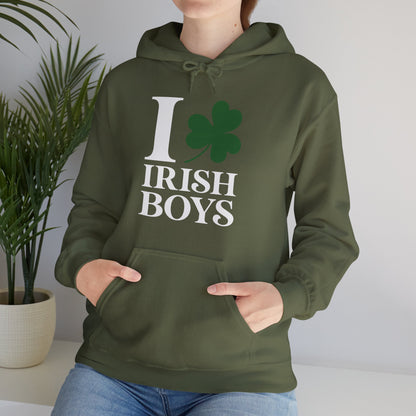 Funny I Love Irish Boys Shamrock St Patricks Day Hoodie For Men Women Hoodie