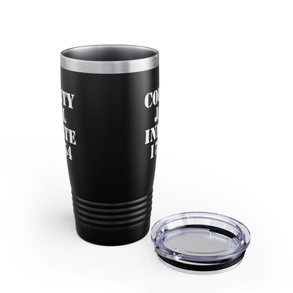 Halloween County Jail Inmate Prisoner Costume Party Tumbler For Men