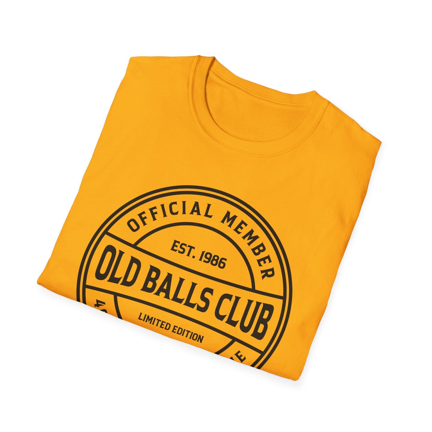 Mens Old Balls Club 40 Years Awesome Forty 40th Birthday Farthers Day T-Shirt
