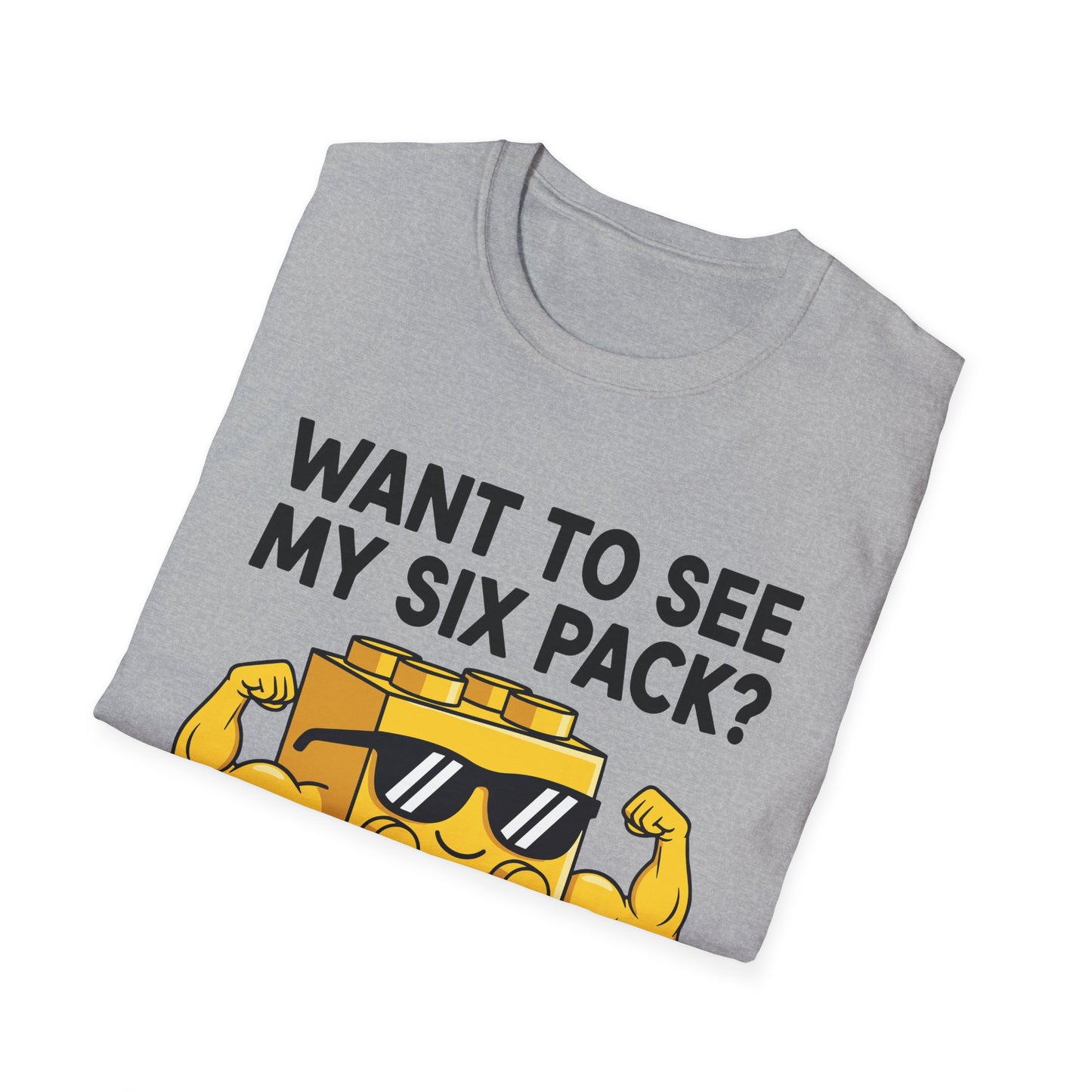 Want to See My Six Pack Bricks Lover Master Builder T-Shirt