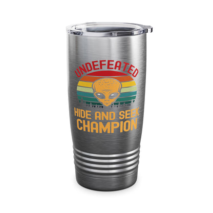 Alien Area 51 Hide And Seek Champion Fun Run Funny  Tumbler
