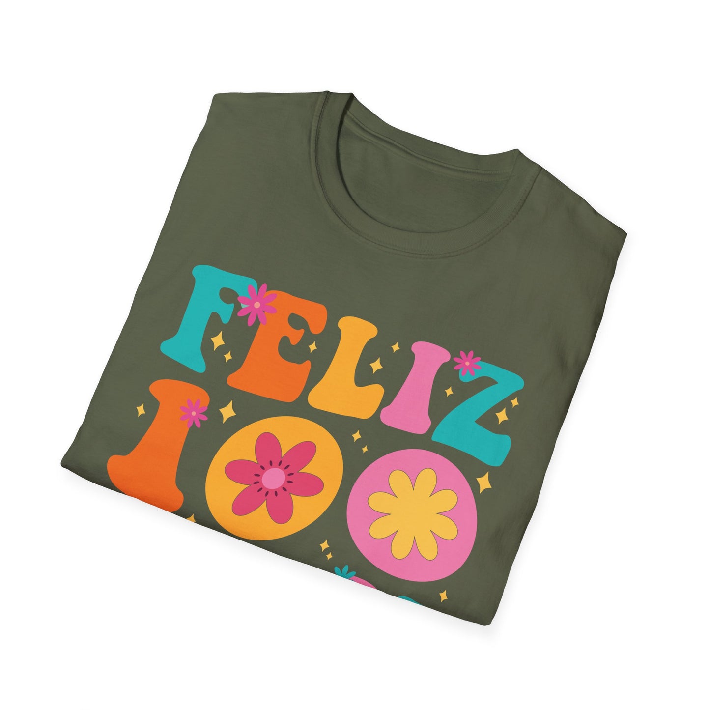 Funny Feliz 100 Diaz De Escuela 100th Day School Spanish Teacher T-Shirt For Men Women Kids