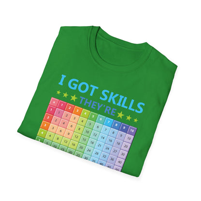 I Got Skills They are Multiplying Multiplication Chart Cool Math Teachers