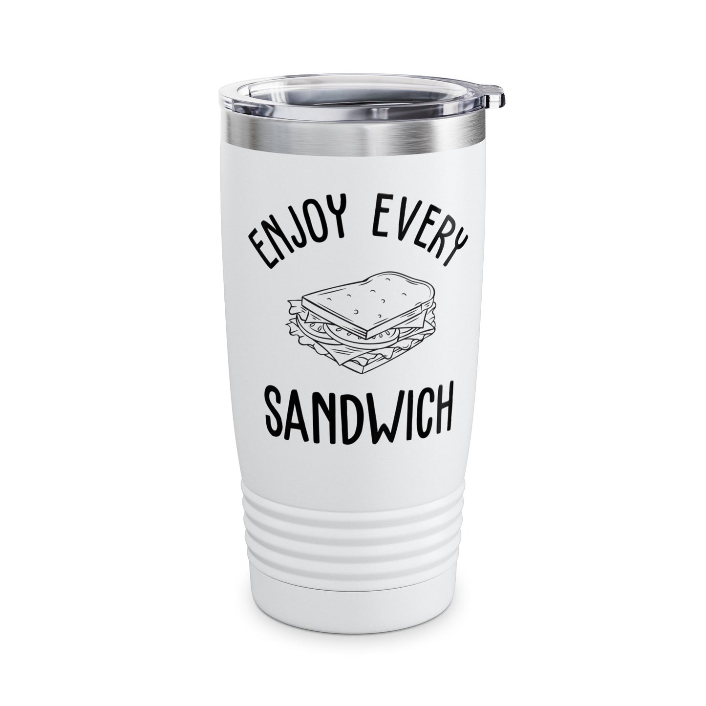 Enjoy Every Sandwich Tumbler For Women Men Food Cute Foodie Tumbler