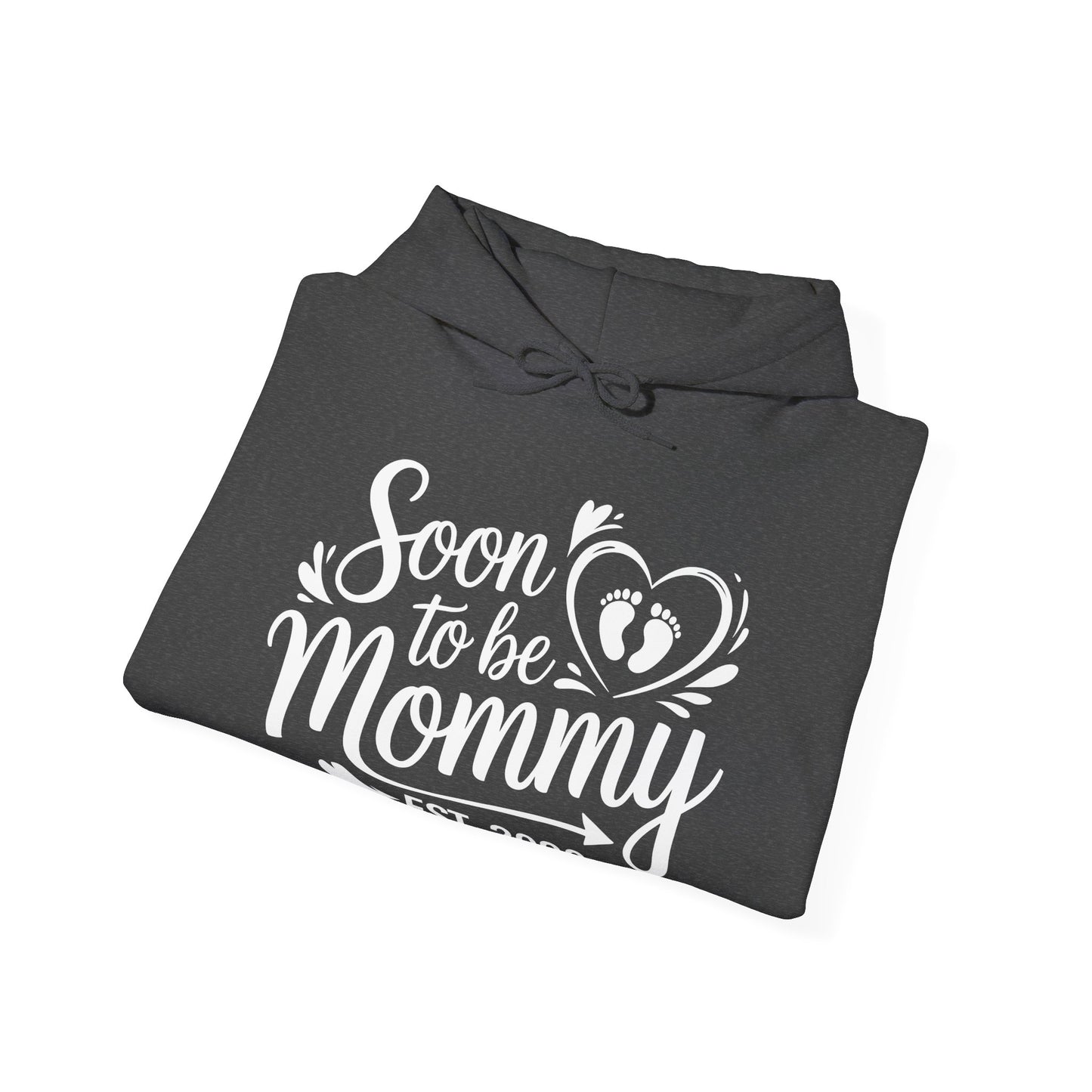 Funny Soon to be Mommy 2026 Mother's Day First Time Mom Pregnancy Hoodie For Women