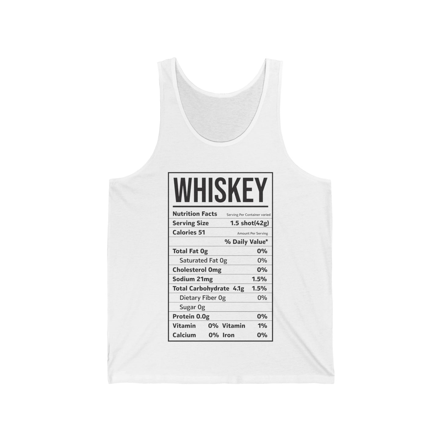 Whiskey Nutrition Facts Funny Family Matching Thanksgiving Christmas Drinking Tank Top For Men Women