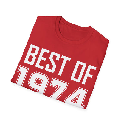 Funny Vintage Best of 1974 50 Year Old Gift 50th Birthday T-Shirt For Men Women T-Shirt