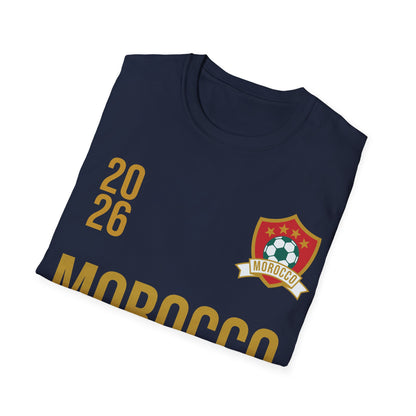 Moroco Soccer Tee Flag Football Shirt Gift USA 2026 T-Shirt