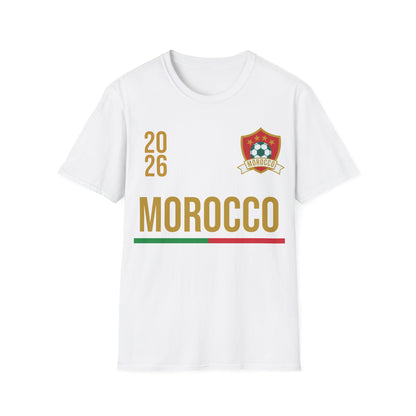 Moroco Soccer Tee Flag Football Shirt Gift USA 2026 T-Shirt