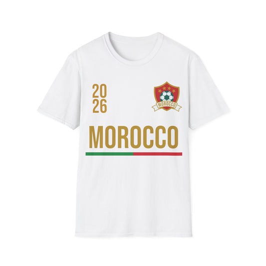 Moroco Soccer Tee Flag Football Shirt Gift USA 2026 T-Shirt