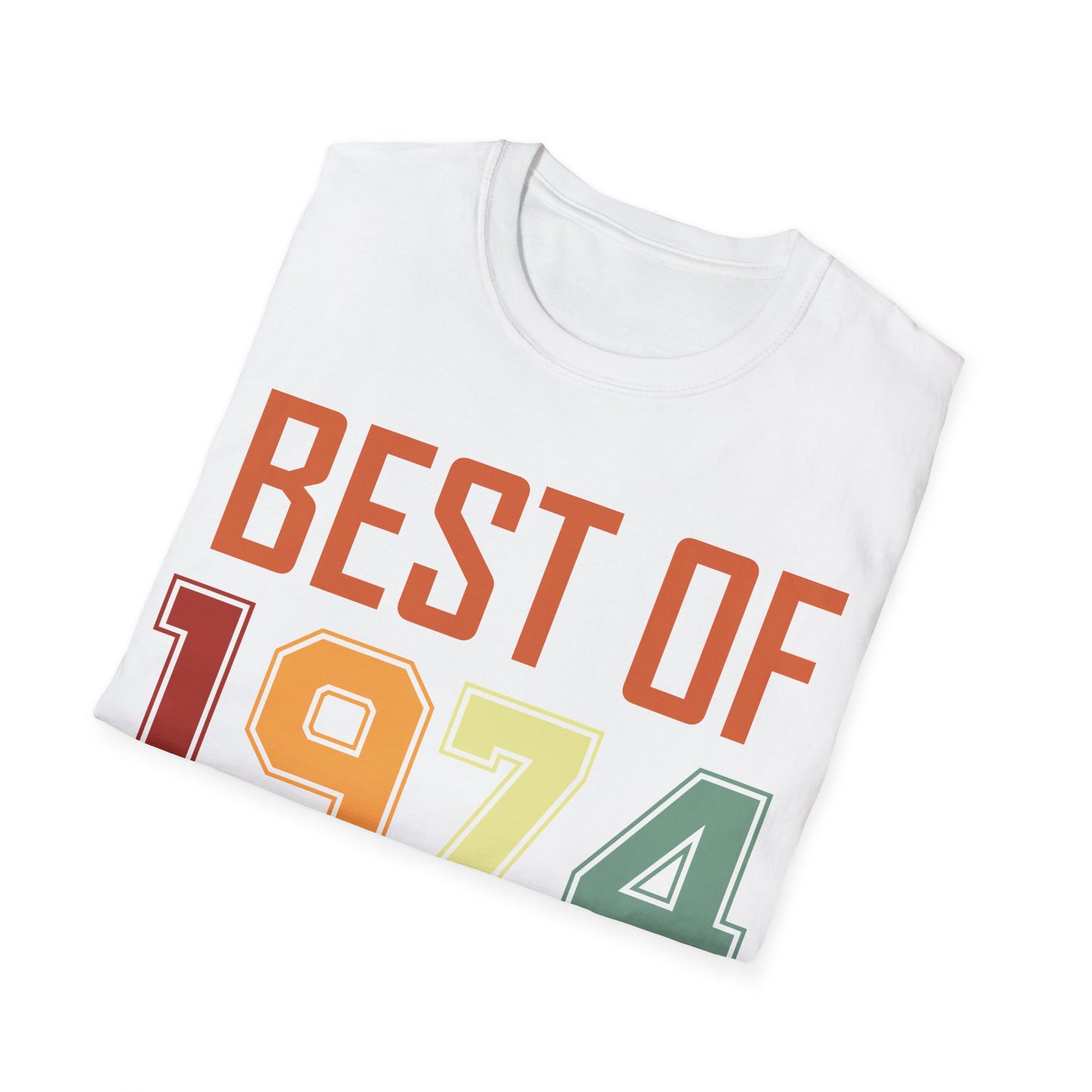 Funny Vintage Best of 1974 50 Year Old Gift 50th Birthday T-Shirt For Men Women T-Shirt