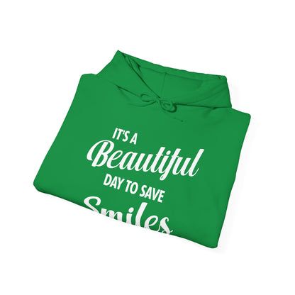 It's a Beautiful Day to Save Smiles Dental Hygienist Funny Dentist Hoodie