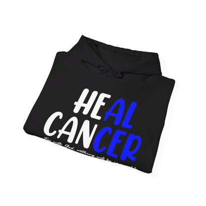 Colon Cancer Faith Bible Verse CRC Awareness Support Heal Family Hoodie For Men Women