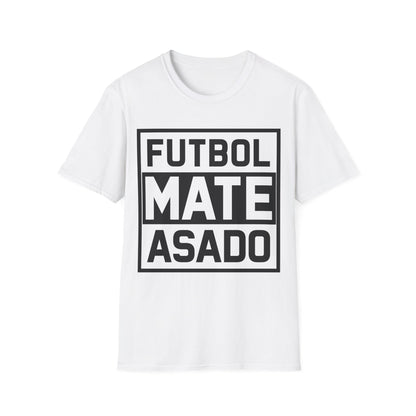 Futbol Mate Asado Argentina Argentinian Flag Pride Vintage T-Shirt For Men Women T-Shirt