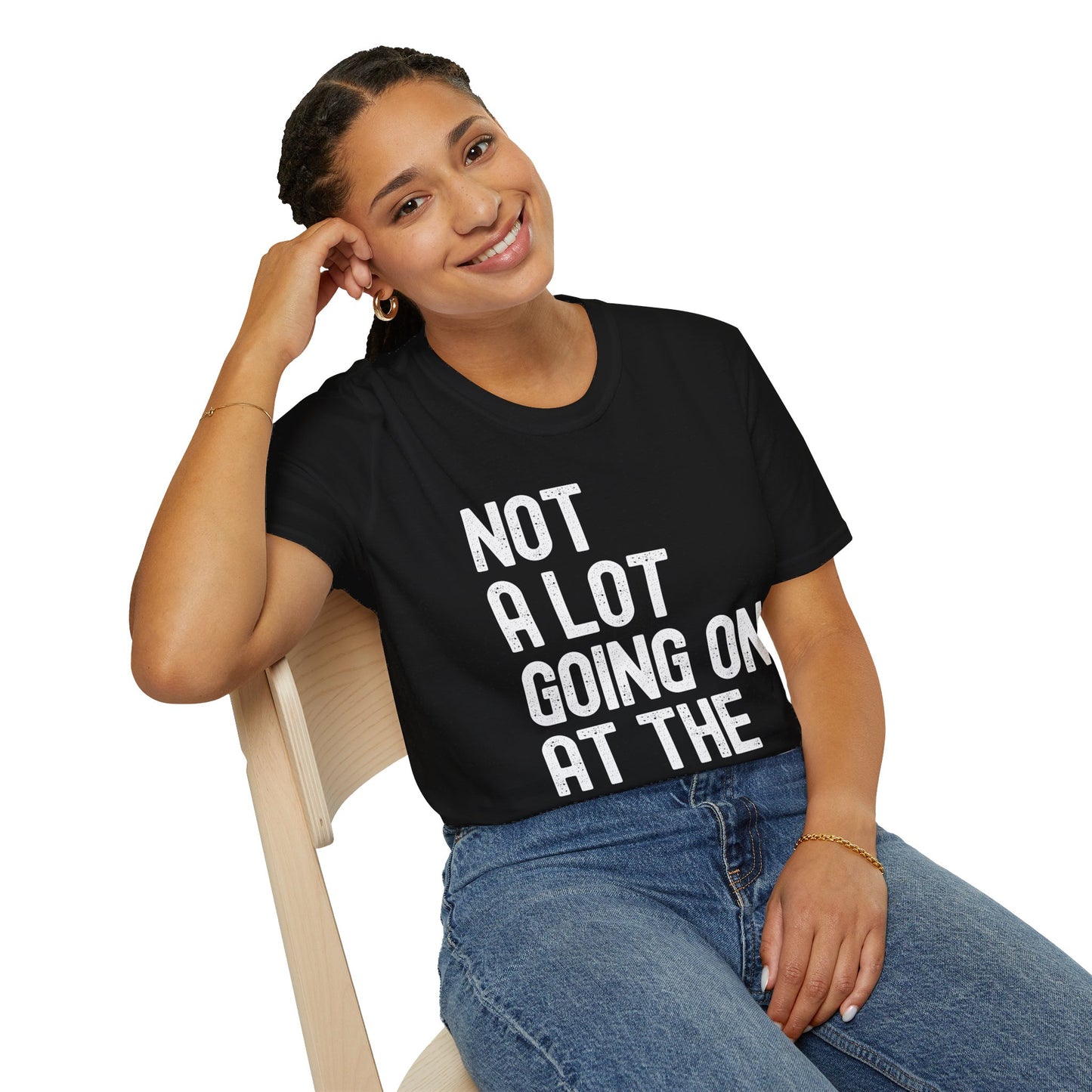 Funny Not a Lot Going on at the Moment Distressed T-Shirt For Men Women