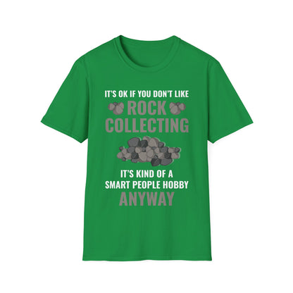 Smart People Hobby Rock Collecting Funny Geologist Gift T-Shirt For Men Women T-Shirt