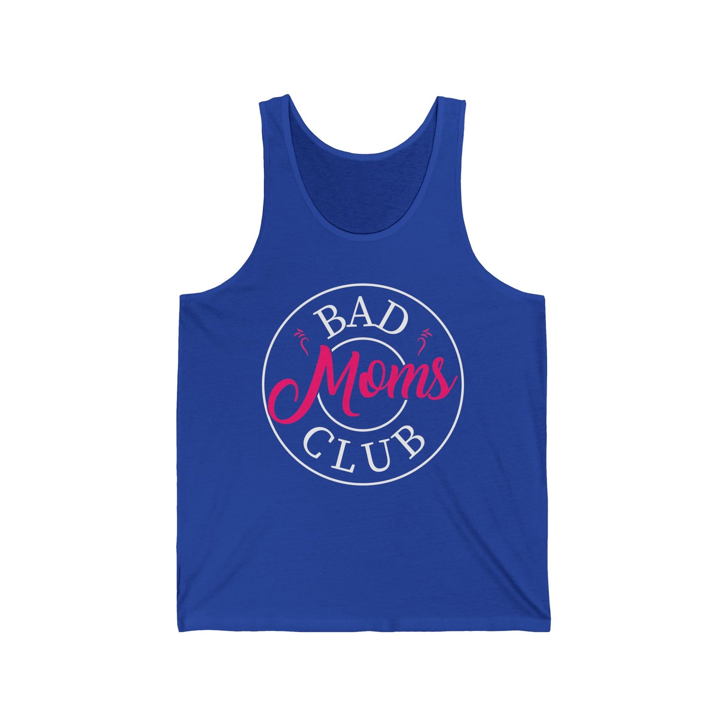 Funny Bad Moms Clubs New Mom Mother Hustler Sarcastic Woman Gift Tank Top