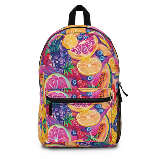 Food Paradise Pattern Backpacks for Men Women Kids School Travel, Capacity School Backpacks