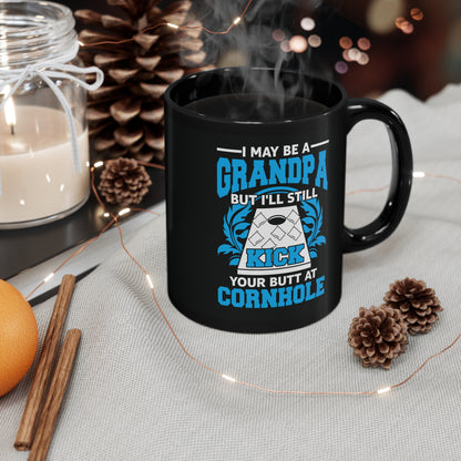 Funny Cornhole Grandpa Cornhole Grandfather Funny Coffee Mug