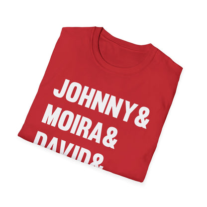 Funny Johnny Moira David Alexis And Stevie Movie TV Series T-Shirt Men Women