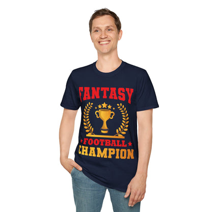 Funny Fantasy Football League Champion Footballer T-Shirt Men Women