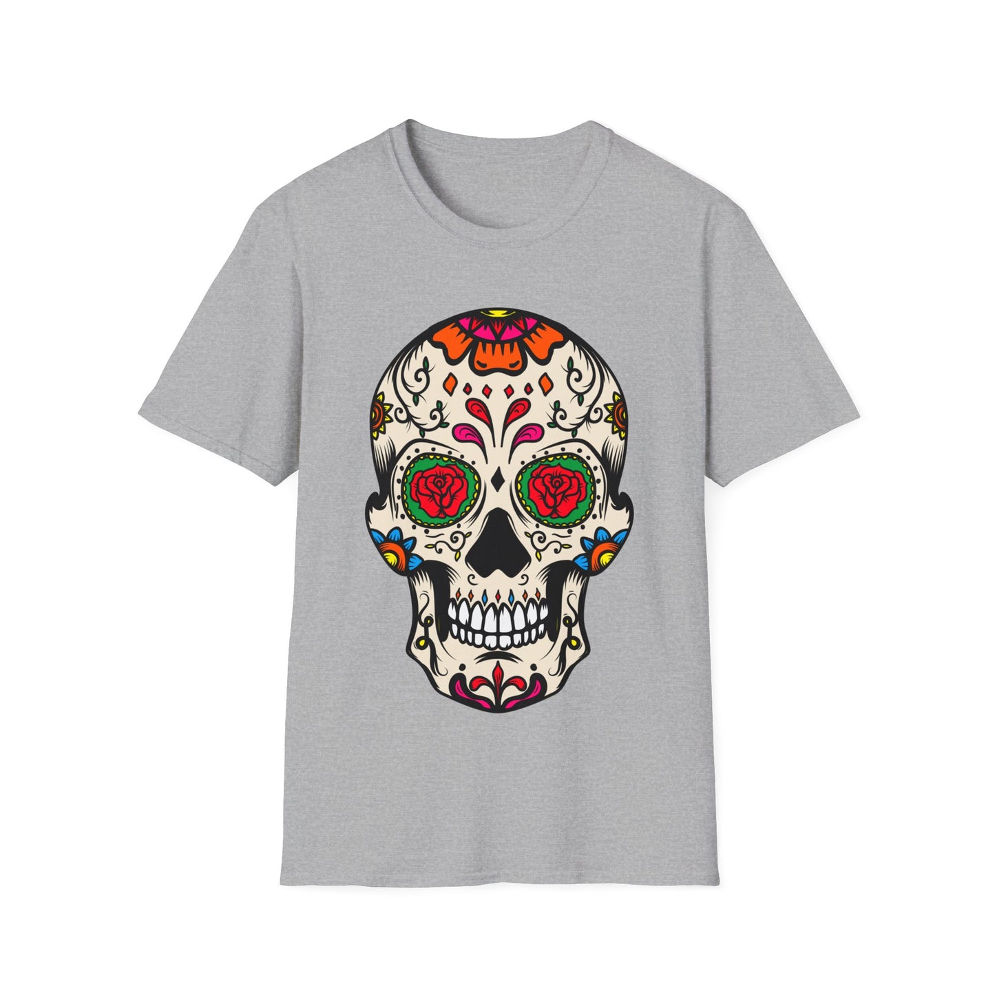 Sugar Skull Dia De Los Muertos Costume Halloween Day Of Dead T-Shirt