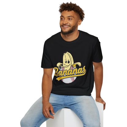 Funny Let's Go Bananas Baseball T-Shirt For Baseball Lovers Men Women T-Shirt