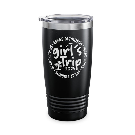 Girl's Trip 2024 Memories Friends Trip Matching Vacation Tumbler For Men Women Tumbler