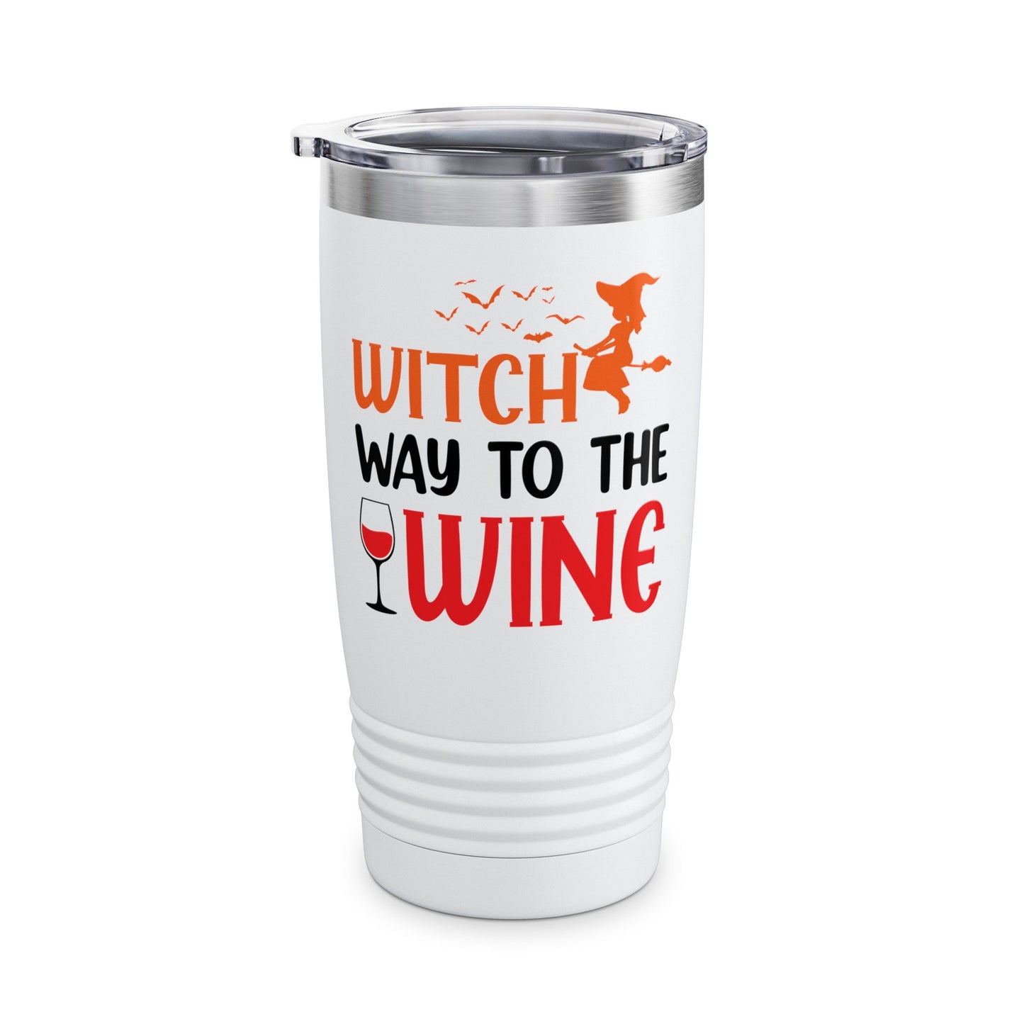 Women's Witch Way To The Wine Funny Wine Drinking Halloween Party Tumbler