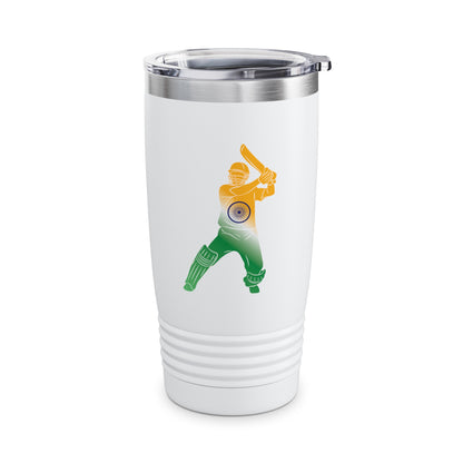 Indian Cricket Team Cricketer Fan Batsmen Flag Of India Tumbler Gift For Men Women Tumbler