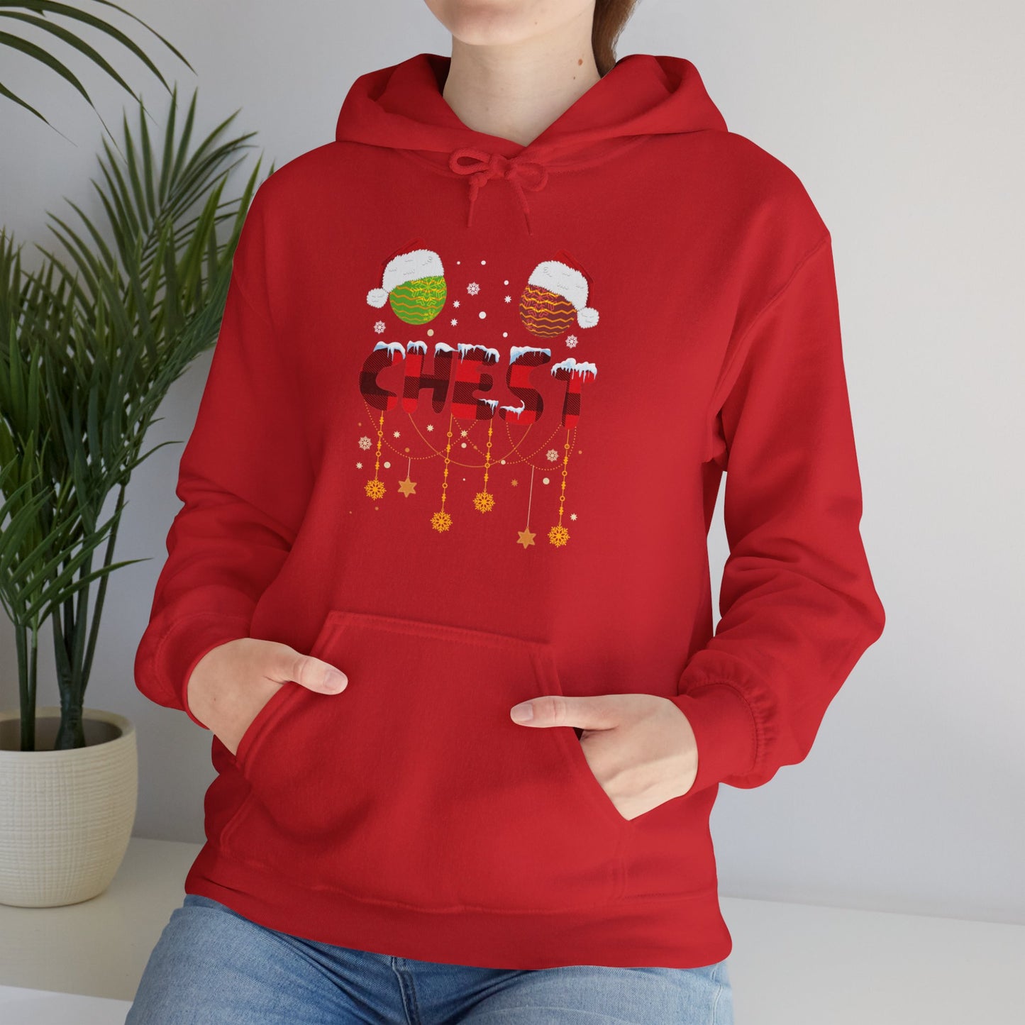 Chest Nuts Matching Chestnuts Funny Christmas Couples Chests Hoodie