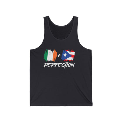 Irish Plus Puerto Rican Perfection Heritage Tank Top For Men Women Tank Top
